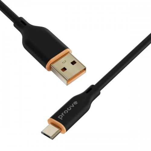 Кабель Proove Jelly Silicone USB to USB Type-C 3A 1m (CCJS20001201) Black купить в Украине: Киев, Днепр, Харьков, Одесса  | Низкая цена, отзывы, характеристики от TELEMART фото