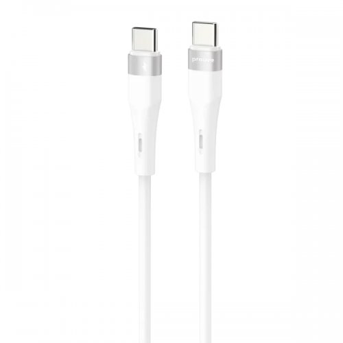 Кабель Proove Light Silicone Plus USB Type-C to USB Type-C 60W 1m (CCLS60002202) White купить в Украине: Киев, Днепр, Харьков, Одесса  | Низкая цена, отзывы, характеристики от TELEMART фото