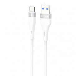 Кабель Proove Light Silicone Plus USB to USB Type-C 3A 1m (CCLS15001202) White