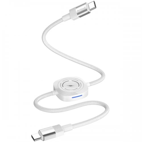 Кабель Proove Multi Charging USB Type-C to USB Type-C 60W 1m (CCMT27002101) White купить в Украине: Киев, Днепр, Харьков, Одесса  | Низкая цена, отзывы, характеристики от TELEMART фото