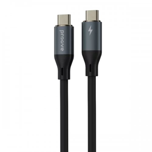Кабель Proove PowerFull USB Type-C to USB Type-C 100W 1.5m (CCPF11002201) Black купить в Украине: Киев, Днепр, Харьков, Одесса  | Низкая цена, отзывы, характеристики от TELEMART фото