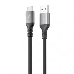 Кабель Proove ReGen Silicone USB to USB Type-C 3A 1m (CCRS12001102) Black