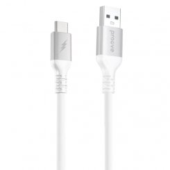 Кабель Proove ReGen Silicone USB to USB Type-C 3A 1m (CCRS27001202) White