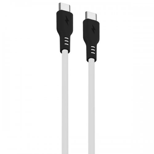 Кабель Proove Rebirth USB Type-C to USB Type-C 60W 1m (CCRE60002202) Black/White купить в Украине: Киев, Днепр, Харьков, Одесса  | Низкая цена, отзывы, характеристики от TELEMART фото