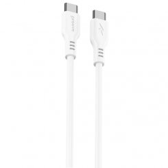 Кабель Proove Rebirth USB Type-C to USB Type-C 60W 1m (CCRE61002202) White