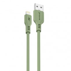 Кабель Proove Rebirth USB to Lightning 2.4A 1m (CCRE12001111) Green