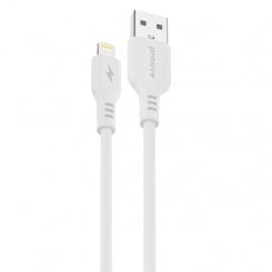 Кабель Proove Rebirth USB to Lightning 2.4A 1m (CCRE12001102) White