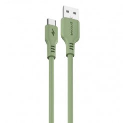Кабель Proove Rebirth USB to USB Type-C 3A 1m (CCRE27001211) Green