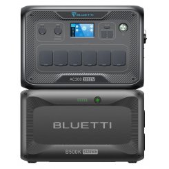 Уцінка зарядна станція з акумуляторним модулем BLUETTI AC300 3000W + B500K 5120Wh (Розкрита упаковка, 863558)