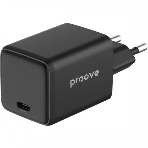 Мережевий зарядний пристрій Proove Pocket GaN USB Type-C 25W (WCPG25010201) Black купити в Україні: Київ, Львів, Хмельницький, Тернопіль, Івано-Франківськ | Низька ціна, відгуки, характеристики від TELEMART фото