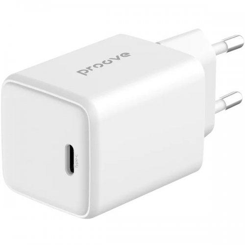 Мережевий зарядний пристрій Proove Pocket GaN USB Type-C 25W (WCPG25010202) White купити в Україні: Київ, Львів, Хмельницький, Тернопіль, Івано-Франківськ | Низька ціна, відгуки, характеристики від TELEMART фото
