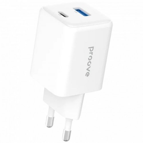 Мережевий зарядний пристрій Proove Pocket GaN USB + USB Type-C 45W (WCPG45110002) White купити в Україні: Київ, Львів, Хмельницький, Тернопіль, Івано-Франківськ | Низька ціна, відгуки, характеристики від TELEMART фото