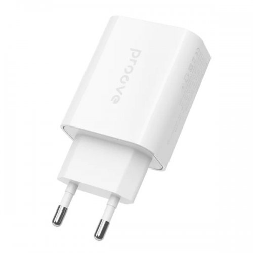 Мережевий зарядний пристрій Proove Rapid 2 x USB + USB Type-C 30W (WCRP30210002) White купити в Україні: Київ, Львів, Хмельницький, Тернопіль, Івано-Франківськ | Низька ціна, відгуки, характеристики від TELEMART фото