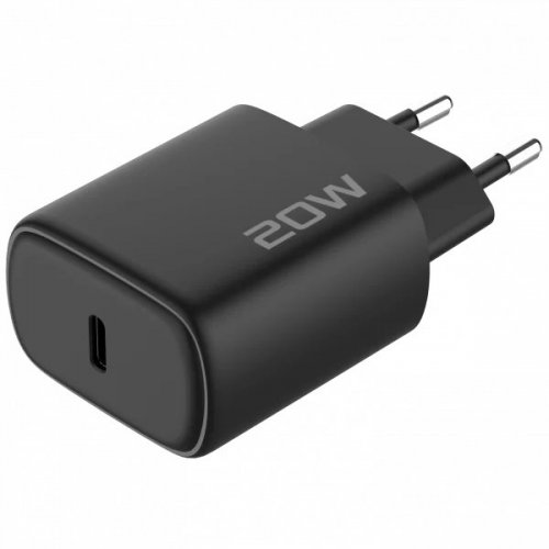 Мережевий зарядний пристрій Proove Silicone Power 2 20W USB Type-C + Cable USB Type-C to Lightning (WCSP22010001) Black купити в Україні: Київ, Львів, Хмельницький, Тернопіль, Івано-Франківськ | Низька ціна, відгуки, характеристики від TELEMART фото