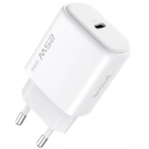 Мережевий зарядний пристрій Proove Silicone Power 2 25W USB Type-C (WCSP25010002) White купити в Україні: Київ, Львів, Хмельницький, Тернопіль, Івано-Франківськ | Низька ціна, відгуки, характеристики від TELEMART фото