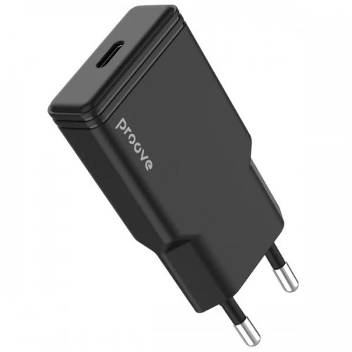 Мережевий зарядний пристрій Proove Slender USB Type-C 20W (WCSS20010001) Black купити в Україні: Київ, Львів, Хмельницький, Тернопіль, Івано-Франківськ | Низька ціна, відгуки, характеристики від TELEMART фото