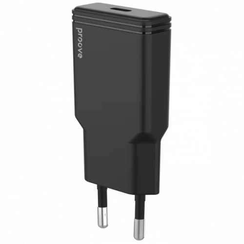 Мережевий зарядний пристрій Proove Slender USB Type-C 20W (WCSS20010001) Black купити в Україні: Київ, Львів, Хмельницький, Тернопіль, Івано-Франківськ | Низька ціна, відгуки, характеристики від TELEMART фото