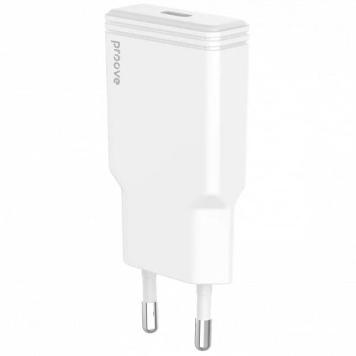 Мережевий зарядний пристрій Proove Slender USB Type-C 20W (WCSS20010002) White купити в Україні: Київ, Львів, Хмельницький, Тернопіль, Івано-Франківськ | Низька ціна, відгуки, характеристики від TELEMART фото
