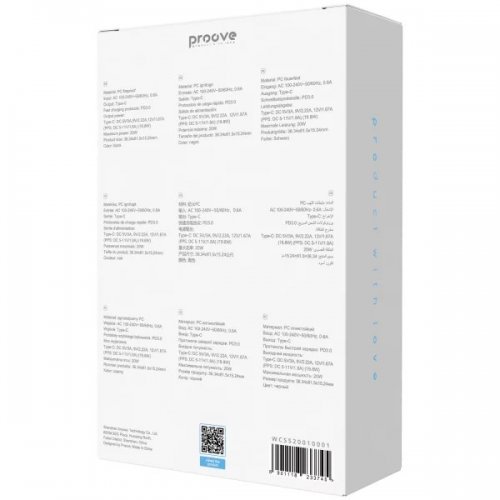 Мережевий зарядний пристрій Proove Slender USB Type-C 20W (WCSS20010002) White купити в Україні: Київ, Львів, Хмельницький, Тернопіль, Івано-Франківськ | Низька ціна, відгуки, характеристики від TELEMART фото