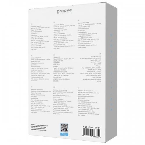 Мережевий зарядний пристрій Proove Slender USB + USB Type-C 30W (WCSL30110001) Black купити в Україні: Київ, Львів, Хмельницький, Тернопіль, Івано-Франківськ | Низька ціна, відгуки, характеристики від TELEMART фото
