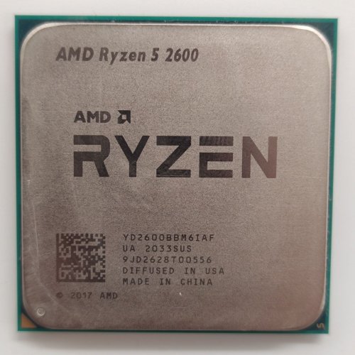 Процесор AMD Ryzen 5 2600 3.4(3.9)GHz 16MB sAM4 Tray (YD2600BBM6IAF) (Відновлено продавцем, 863613) купити в Україні: Київ, Львів, Хмельницький, Тернопіль, Івано-Франківськ | Перевірка сумісності, низька ціна, відгуки, характеристики від TELEMART фото
