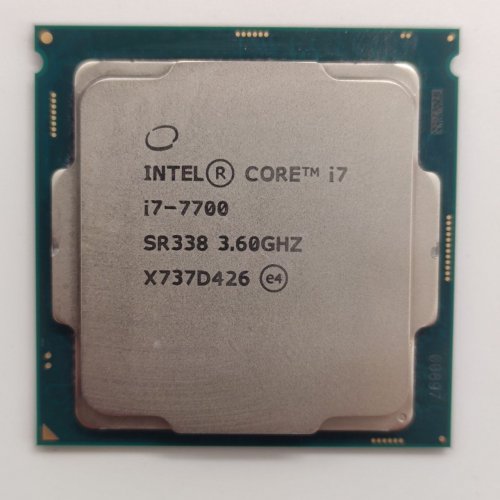 Процессор Intel Core i7-7700 3.6(4.2)GHz 8MB s1151 Tray (CM8067702868314) (Восстановлено продавцом, 863615) купить в Украине: Киев, Днепр, Харьков, Одесса  | Проверка совместимости, низкая цена, отзывы, характеристики от TELEMART фото