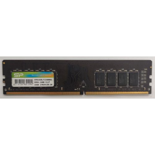 Озу Silicon Power DDR4 16GB 2400Mhz (SP016GBLFU240B02) (Восстановлено продавцом, 863616) купить в Украине: Киев, Днепр, Харьков, Одесса  | Проверка совместимости, низкая цена, отзывы, характеристики от TELEMART фото