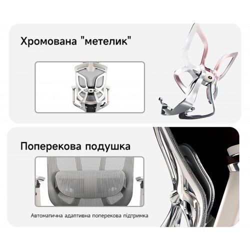 Уценка эргономичное кресло GT Chair Dvary X Pro Grey (Следы использования, 863635) купить в Украине: Киев, Днепр, Харьков, Одесса  | Низкая цена, отзывы, характеристики от TELEMART фото