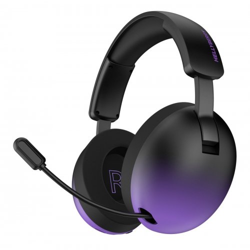 Наушники HATOR Hellyberry HH30 Pro Wireless (HH30_PRO_WIRELESS_BV) Black/Violet купить в Украине: Киев, Днепр, Харьков, Одесса  | Низкая цена, отзывы, характеристики от TELEMART фото