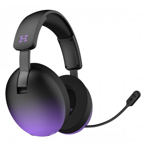 Наушники HATOR Hellyberry HH30 Pro Wireless (HH30_PRO_WIRELESS_BV) Black/Violet купить в Украине: Киев, Днепр, Харьков, Одесса  | Низкая цена, отзывы, характеристики от TELEMART фото