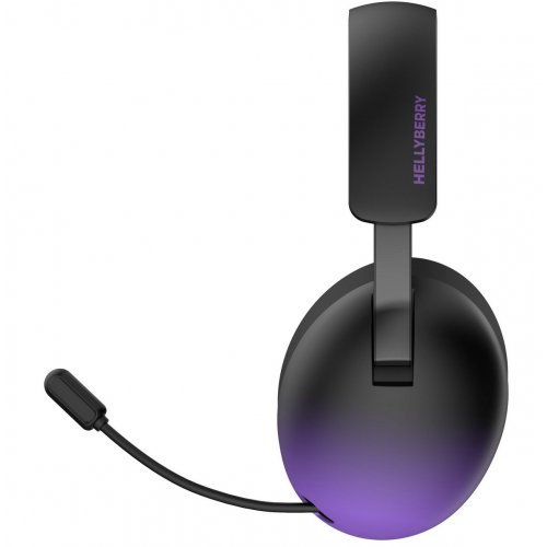 Наушники HATOR Hellyberry HH30 Pro Wireless (HH30_PRO_WIRELESS_BV) Black/Violet купить в Украине: Киев, Днепр, Харьков, Одесса  | Низкая цена, отзывы, характеристики от TELEMART фото