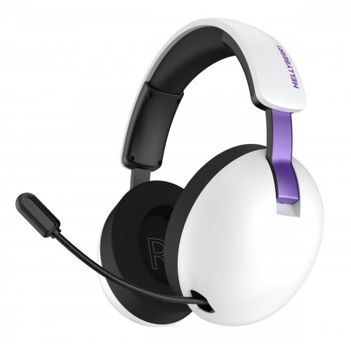 Наушники HATOR Hellyberry HH30 Wireless (HH30_WIRELESS_WV) White/Violet купить в Украине: Киев, Днепр, Харьков, Одесса  | Низкая цена, отзывы, характеристики от TELEMART фото