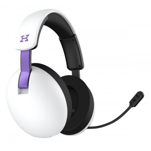 Наушники HATOR Hellyberry HH30 Wireless (HH30_WIRELESS_WV) White/Violet купить в Украине: Киев, Днепр, Харьков, Одесса  | Низкая цена, отзывы, характеристики от TELEMART фото