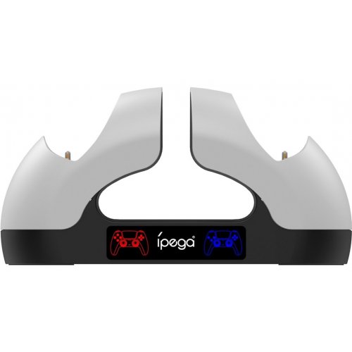 Зарядна станція для геймпадів iPega for DualSense PS5 (PG-P5008) купити в Україні: Київ, Львів, Хмельницький, Тернопіль, Івано-Франківськ | Низька ціна, відгуки, характеристики від TELEMART фото