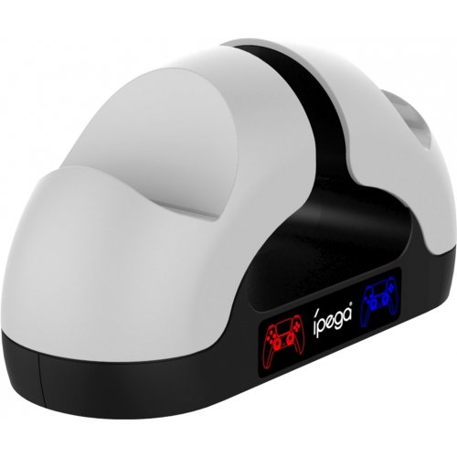 Зарядна станція для геймпадів iPega for DualSense PS5 (PG-P5008) купити в Україні: Київ, Львів, Хмельницький, Тернопіль, Івано-Франківськ | Низька ціна, відгуки, характеристики від TELEMART фото