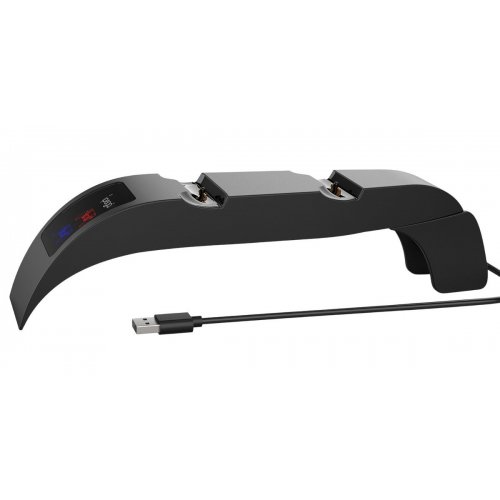 Зарядна станція для геймпадів iPega PlayStation 5 for DualSense PS5 (PG-P5016) купити в Україні: Київ, Львів, Хмельницький, Тернопіль, Івано-Франківськ | Низька ціна, відгуки, характеристики від TELEMART фото