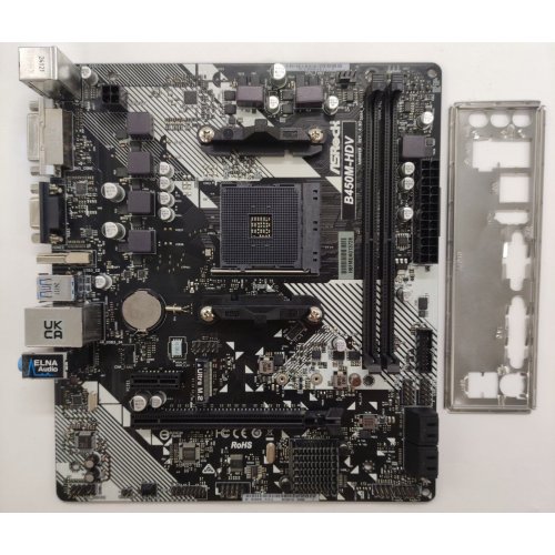 Материнская плата AsRock B450M-HDV R4.0 (sAM4, AMD B450) (Восстановлено продавцом, 863747) купить в Украине: Киев, Днепр, Харьков, Одесса  | Проверка совместимости, низкая цена, отзывы, характеристики от TELEMART фото