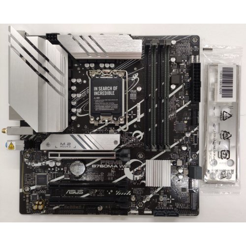 Материнская плата Asus PRIME B760M-A WIFI (s1700, Intel B760) (Состояние нового, 863749) купить в Украине: Киев, Днепр, Харьков, Одесса  | Проверка совместимости, низкая цена, отзывы, характеристики от TELEMART фото