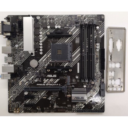 Материнская плата Asus Prime B450M-A II (sAM4, AMD B450) (Восстановлено продавцом, 863754) купить в Украине: Киев, Днепр, Харьков, Одесса  | Проверка совместимости, низкая цена, отзывы, характеристики от TELEMART фото