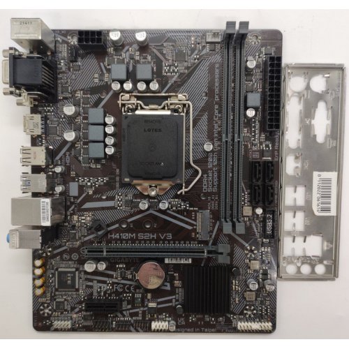 Материнская плата Gigabyte H410M S2H V3 (s1200, Intel H510) (Восстановлено продавцом, 863756) купить в Украине: Киев, Днепр, Харьков, Одесса  | Проверка совместимости, низкая цена, отзывы, характеристики от TELEMART фото