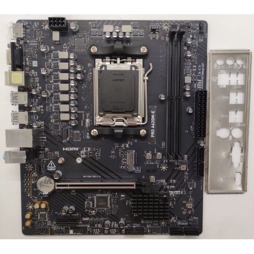 Материнская плата MSI PRO A620M-E (sAM5, AMD A620) (Восстановлено продавцом, 863761) купить в Украине: Киев, Днепр, Харьков, Одесса  | Проверка совместимости, низкая цена, отзывы, характеристики от TELEMART фото