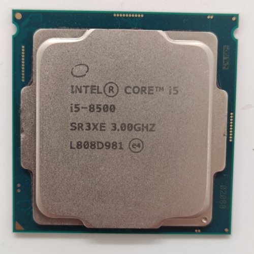 Процессор Intel Core i5-8500 3(4.1)GHz 9MB s1151 Tray (CM8068403362607) (Восстановлено продавцом, 863768) купить в Украине: Киев, Днепр, Харьков, Одесса  | Проверка совместимости, низкая цена, отзывы, характеристики от TELEMART фото