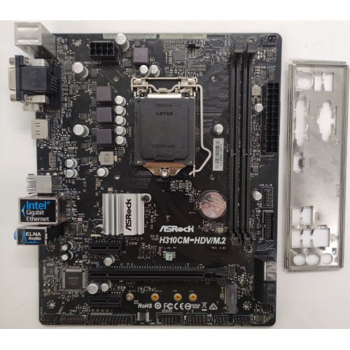 Материнська плата AsRock H310CM-HDV/M.2 (s1151-V2, Intel H310) (Відновлено продавцем, 863769) купити в Україні: Київ, Львів, Хмельницький, Тернопіль, Івано-Франківськ | Перевірка сумісності, низька ціна, відгуки, характеристики від TELEMART фото