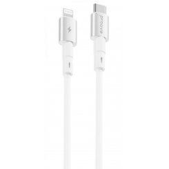 Кабель Proove Silicraft USB Type-C to Lightning 27W 1m (CCSC27002102) White