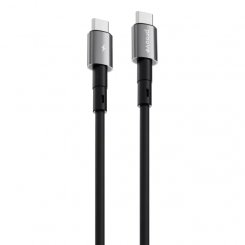 Кабель Proove Silicraft USB Type-C to USB Type-C 60W 1m (CCSC60002201) Black