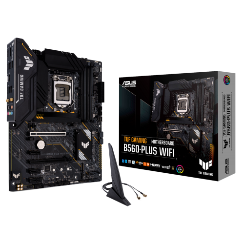 Материнская плата Asus TUF GAMING B560-PLUS (WI-FI) (s1200, Intel B560) (Восстановлено продавцом, 863809) купить в Украине: Киев, Днепр, Харьков, Одесса  | Проверка совместимости, низкая цена, отзывы, характеристики от TELEMART фото