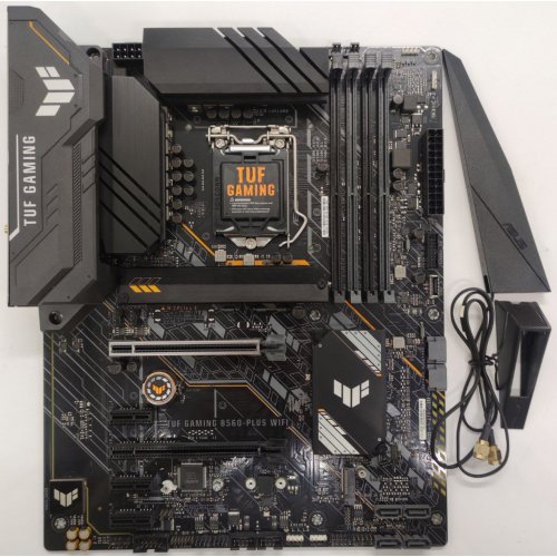 Материнская плата Asus TUF GAMING B560-PLUS (WI-FI) (s1200, Intel B560) (Восстановлено продавцом, 863809) купить в Украине: Киев, Днепр, Харьков, Одесса  | Проверка совместимости, низкая цена, отзывы, характеристики от TELEMART фото