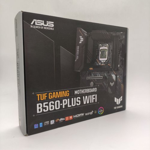 Материнская плата Asus TUF GAMING B560-PLUS (WI-FI) (s1200, Intel B560) (Восстановлено продавцом, 863809) купить в Украине: Киев, Днепр, Харьков, Одесса  | Проверка совместимости, низкая цена, отзывы, характеристики от TELEMART фото