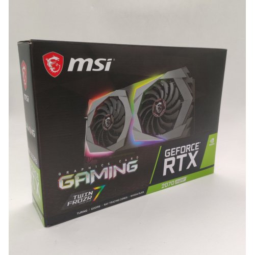 Видеокарта MSI GeForce RTX 2070 SUPER Gaming 8192MB (RTX 2070 SUPER GAMING) (Восстановлено продавцом, 863931) купить в Украине: Киев, Днепр, Харьков, Одесса  | Проверка совместимости, низкая цена, отзывы, характеристики от TELEMART фото