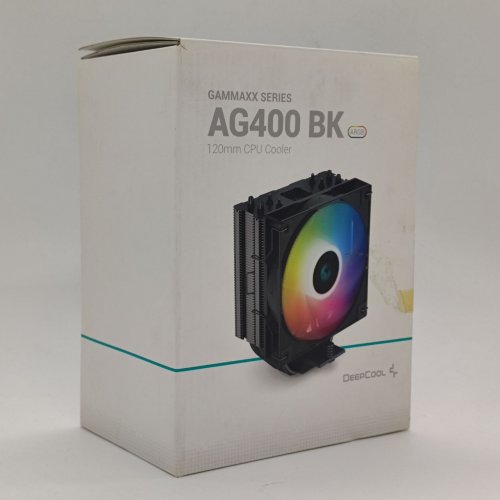 Кулер Deepcool AG400 ARGB (R-AG400-BKANMC-G-2) Black (Відновлено продавцем, 863966) купити в Україні: Київ, Львів, Хмельницький, Тернопіль, Івано-Франківськ | Перевірка сумісності, низька ціна, відгуки, характеристики від TELEMART фото